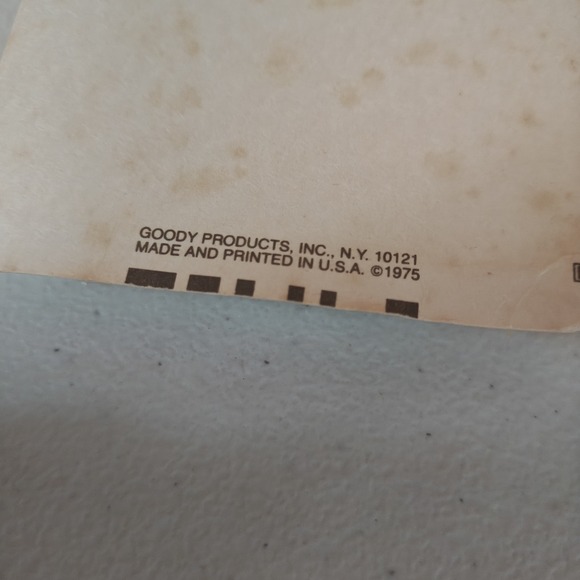 Lot of 2 NEW! Vintage 1975 Goody Hair Barrettes Pack of 8 Mock Tortoise #6926 - Picture 5 of 6